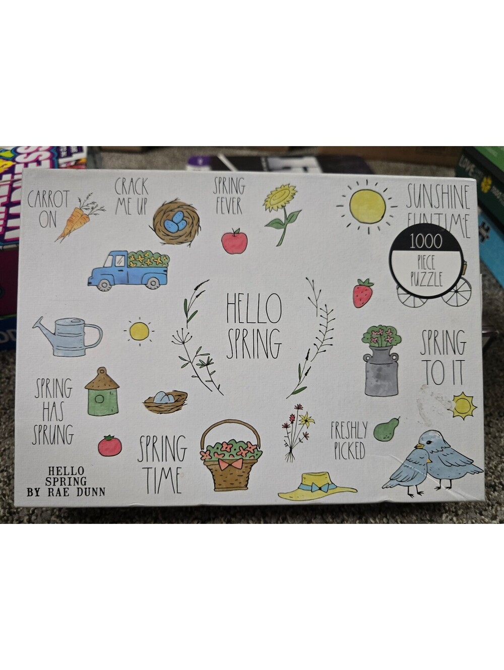 Rae Dunn Hello Spring 1000 Piece Puzzle